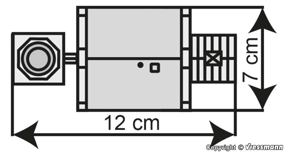 Boiler house with chimney