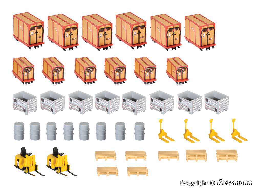 Deco set Container and freight