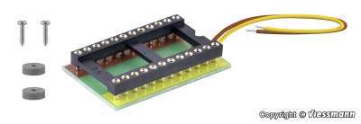 Plug-in rail for interior lighting on board, 12-pole