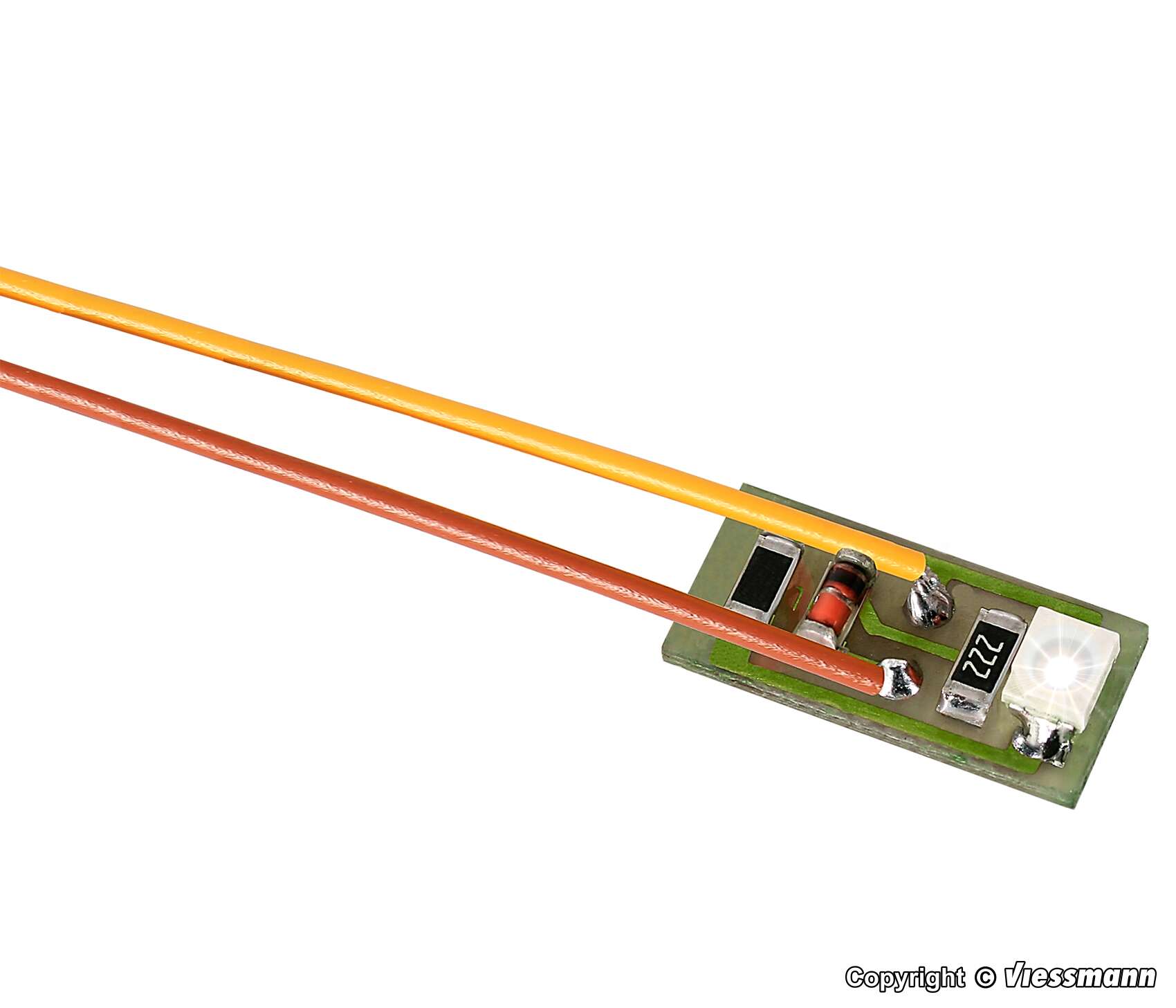 House illumination with 1 LED white, 10 pieces