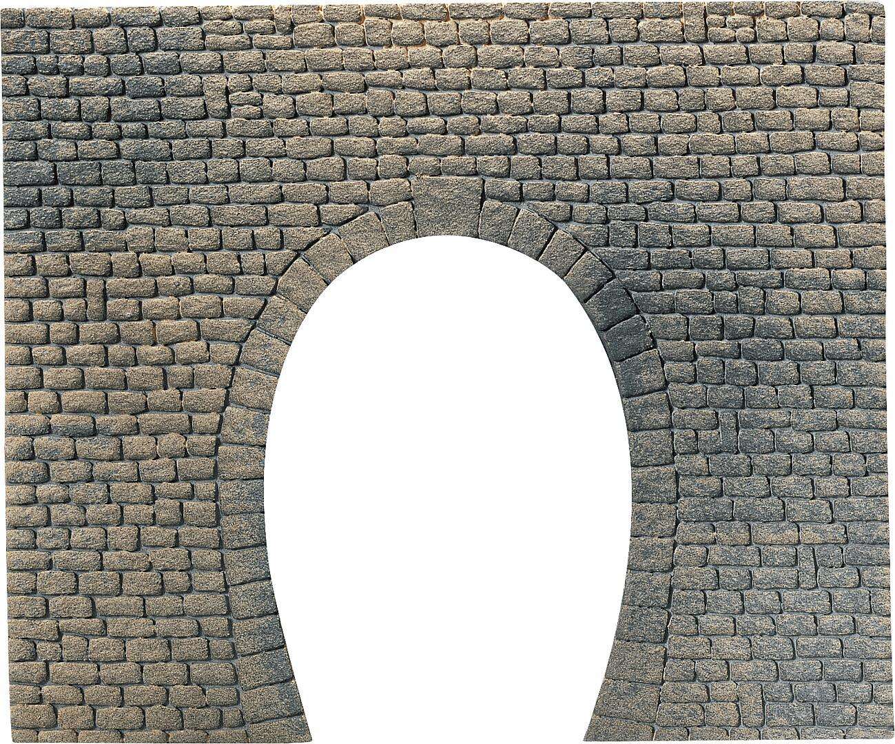 Decorative sheet tunnel portal, Natural cut stone