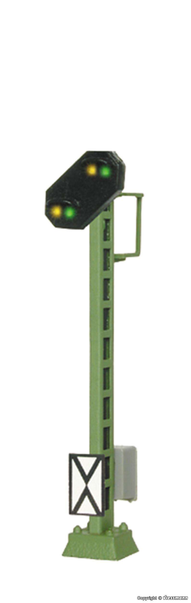 N Colour light distant signal