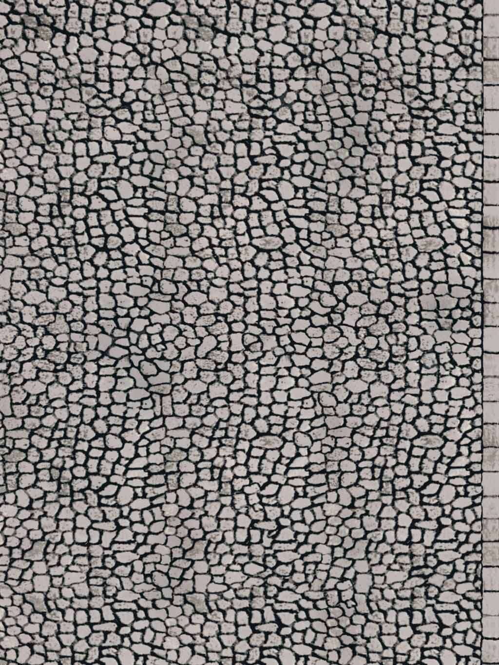 H0 Wall plate ashlar stone of cardboard