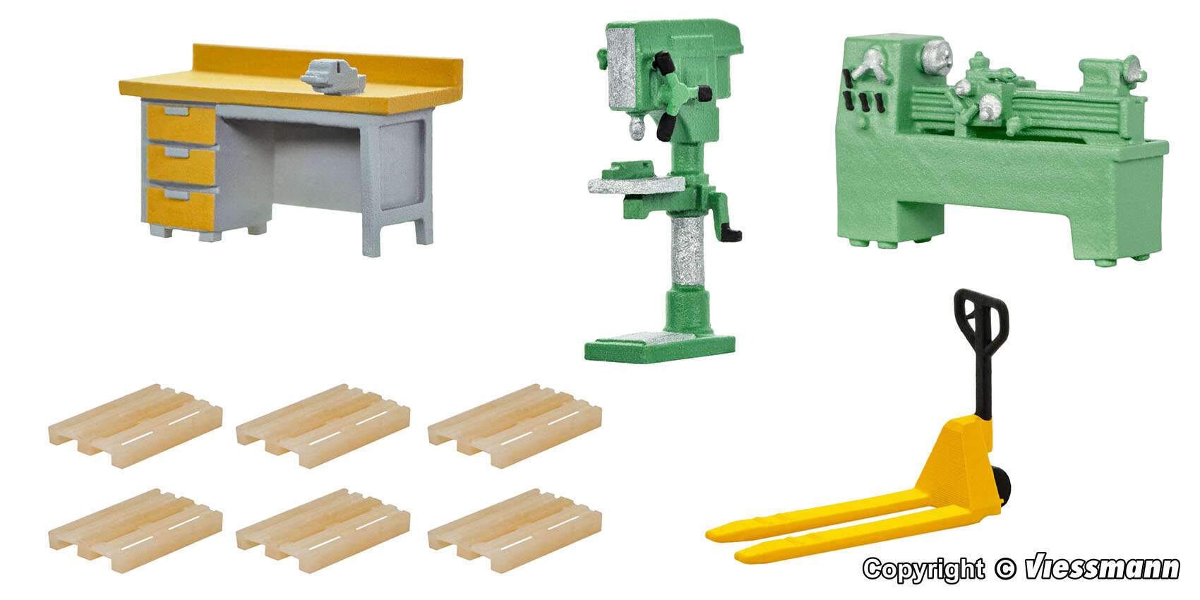 Workshop installation, finished model