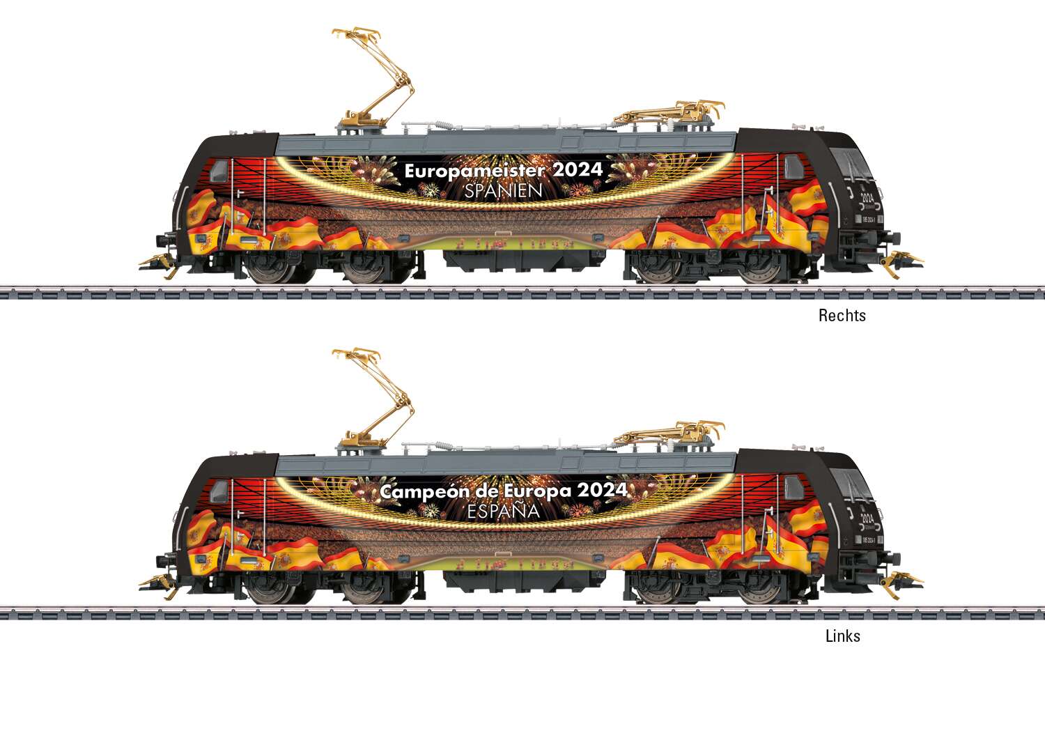 Class 185.2 Electric Locomotive in Honor of the European Champions.