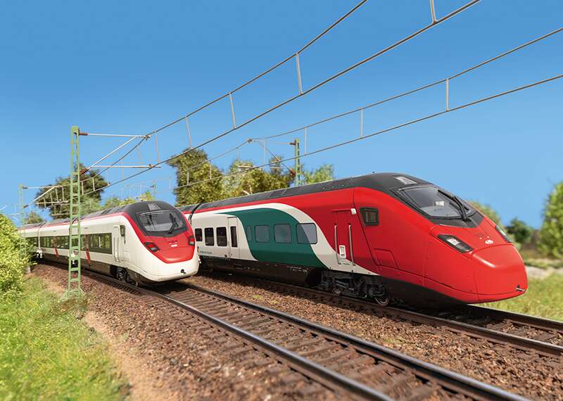 Class RABe 501 Giruno High-Speed Rail Car Train