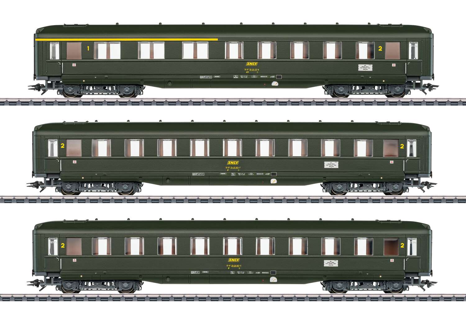 SNCF Passenger Car Set