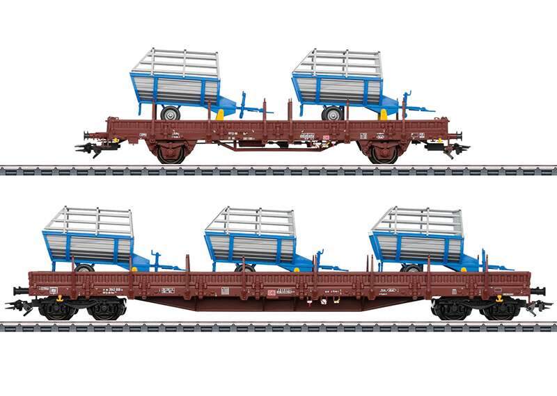 Freight Car Set 2 Farming Implements