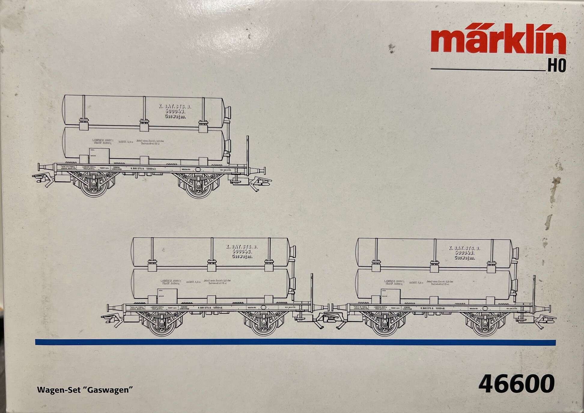 3-piece gas tank wagon set of the K.Bay.Sts.B.