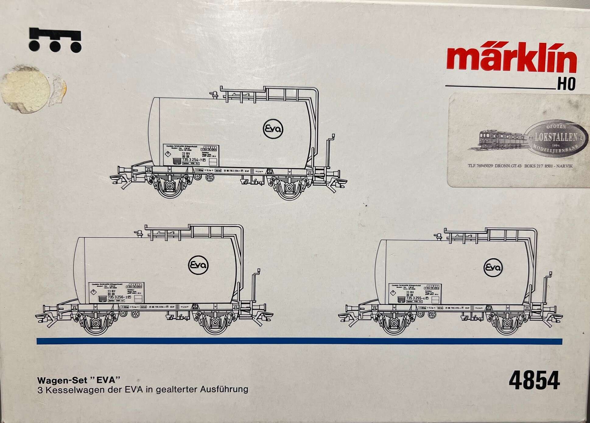 Tank car set "Eva"
