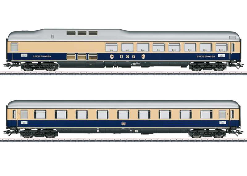 "Rheinpfeil 1963" Express Train Passenger Car Set 5 cars