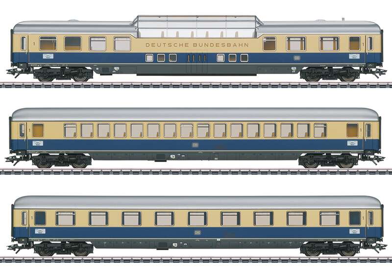 "Rheinpfeil 1963" Express Train Passenger Car Set 1