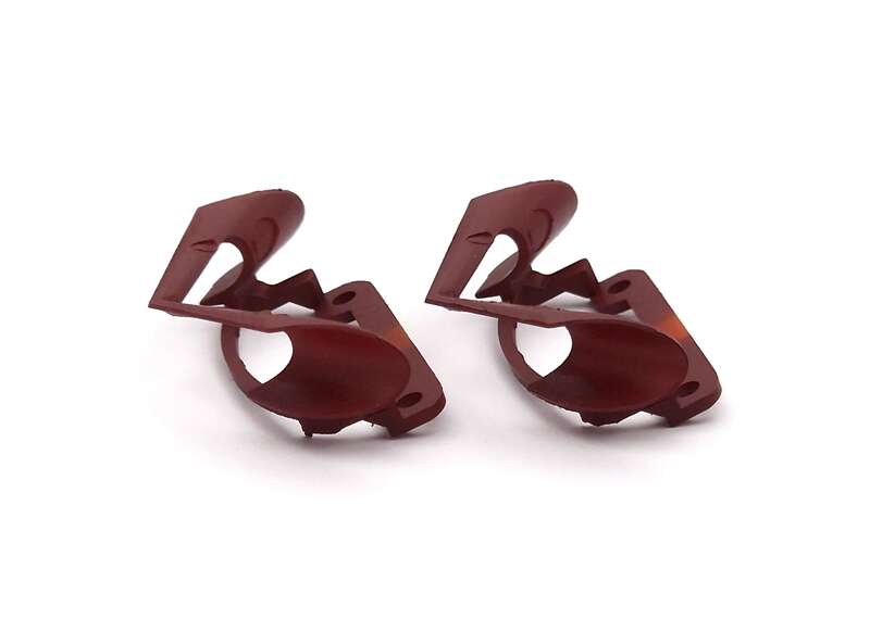 Snowplow red 2 pcs Model train