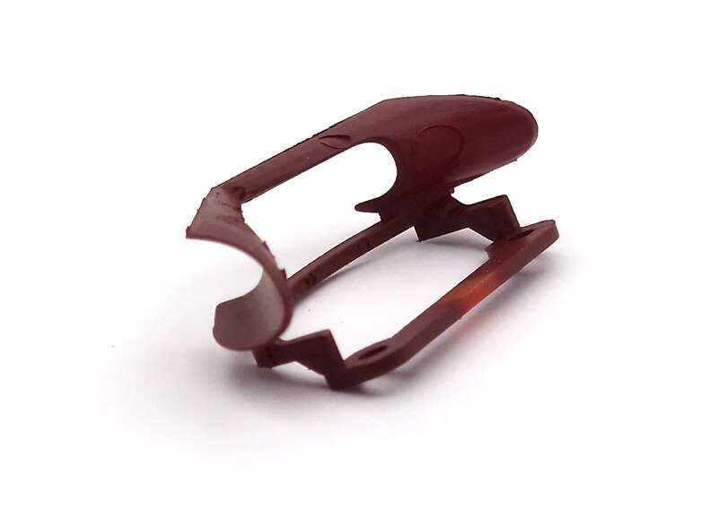 Snowplow red 2 pcs Model train