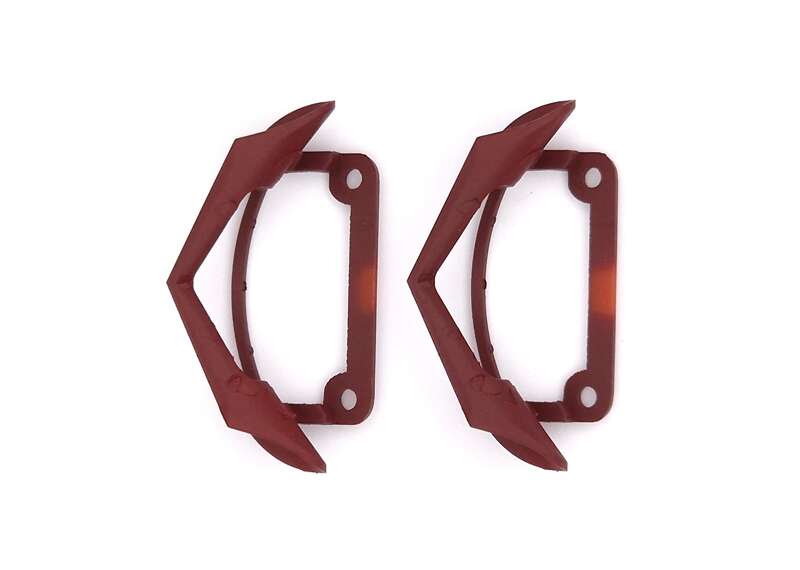 Snowplow red 2 pcs Model train