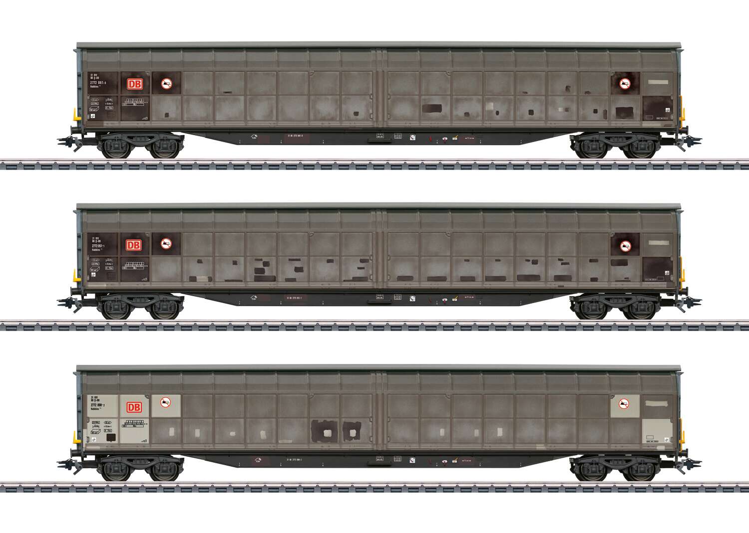 Type Habbins 354 Sliding Wall Boxcar Set
