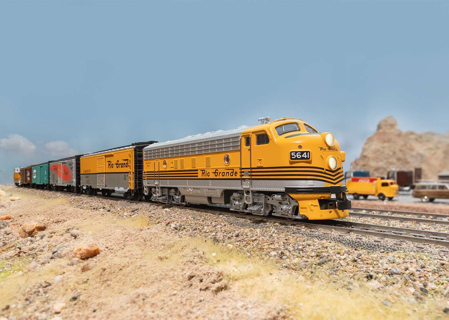 American F7 Diesel Electric Locomotive