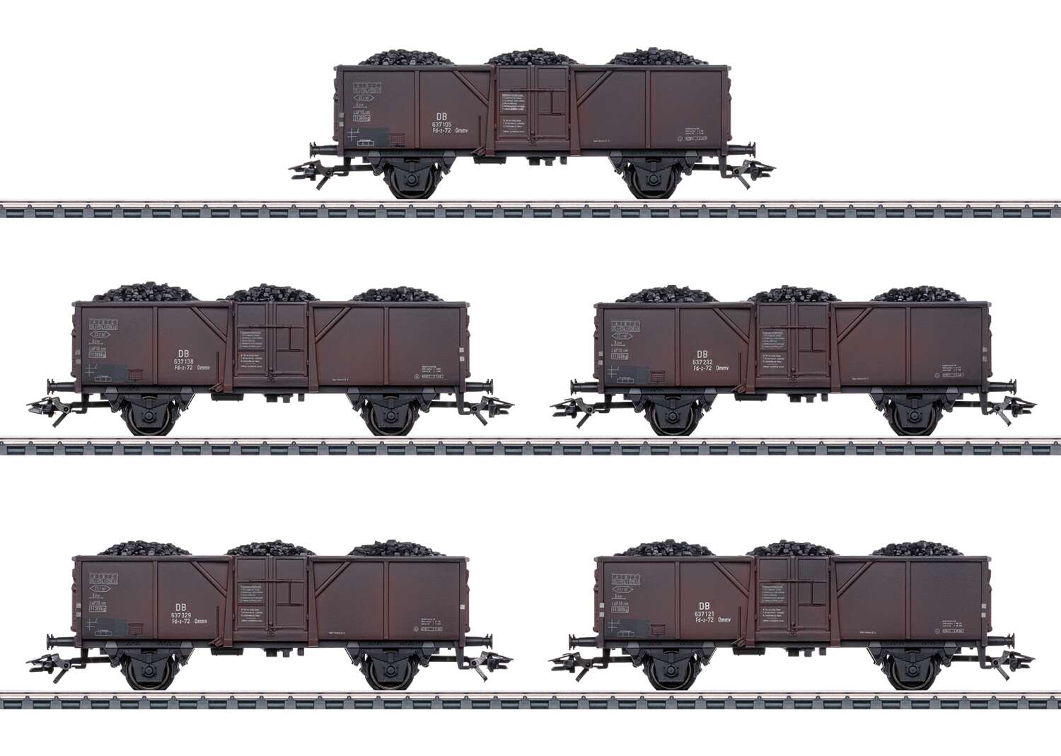 Type Fd-z-72 Ommv Freight Car Set