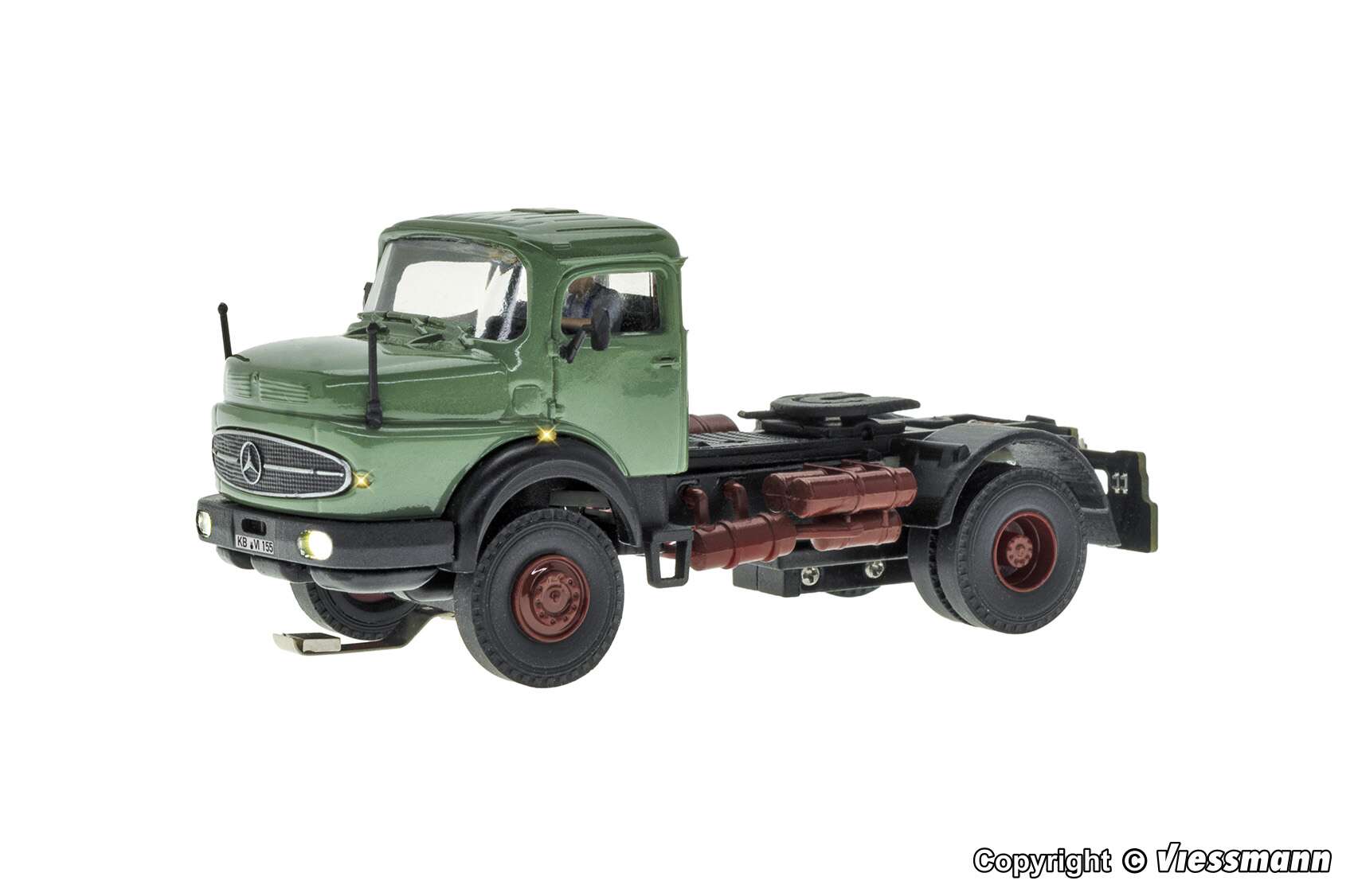 MB round bonnet 2-axle, basic, functional model