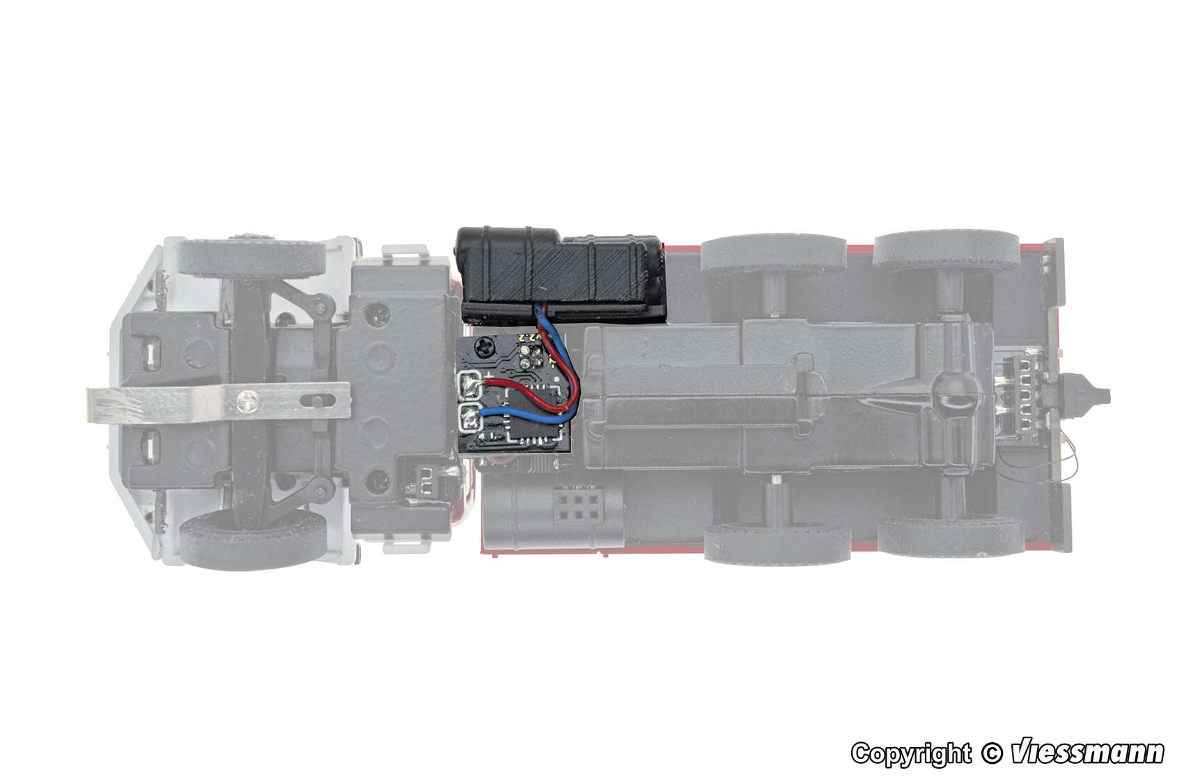 Retrofit kit Sound for MAGIRUS square bonnets, black