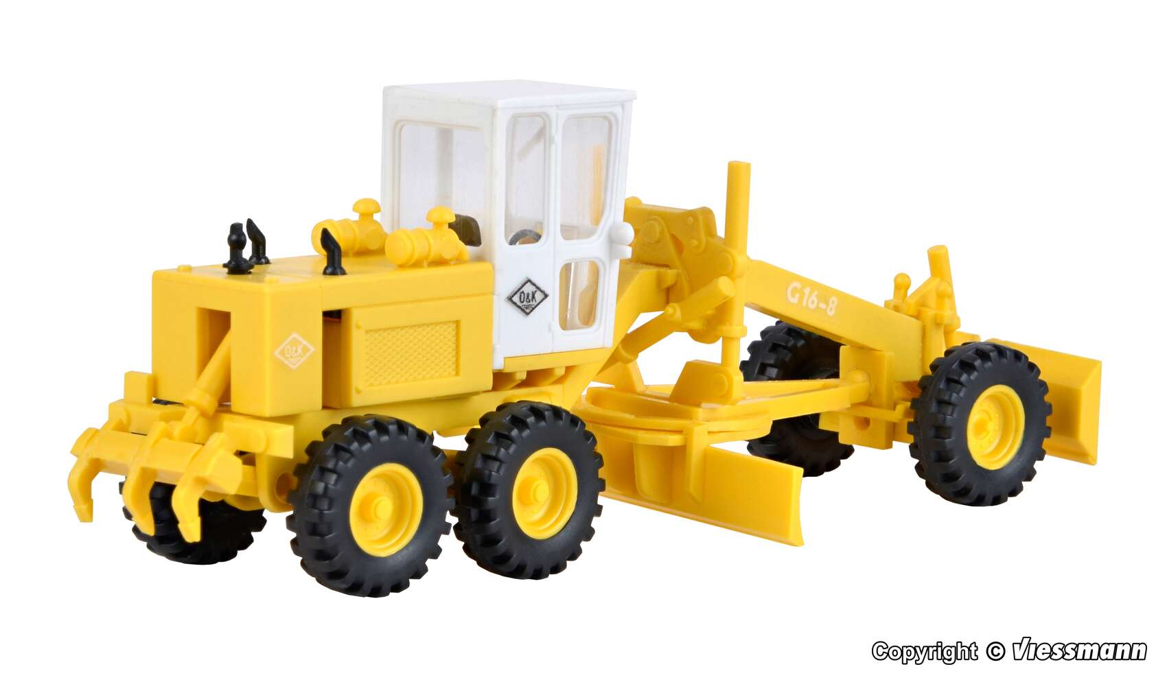 O&K grader, yellow