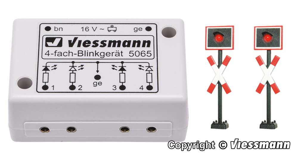 N St. Andrew`s crosses, 2 pieces with blinker electronics
