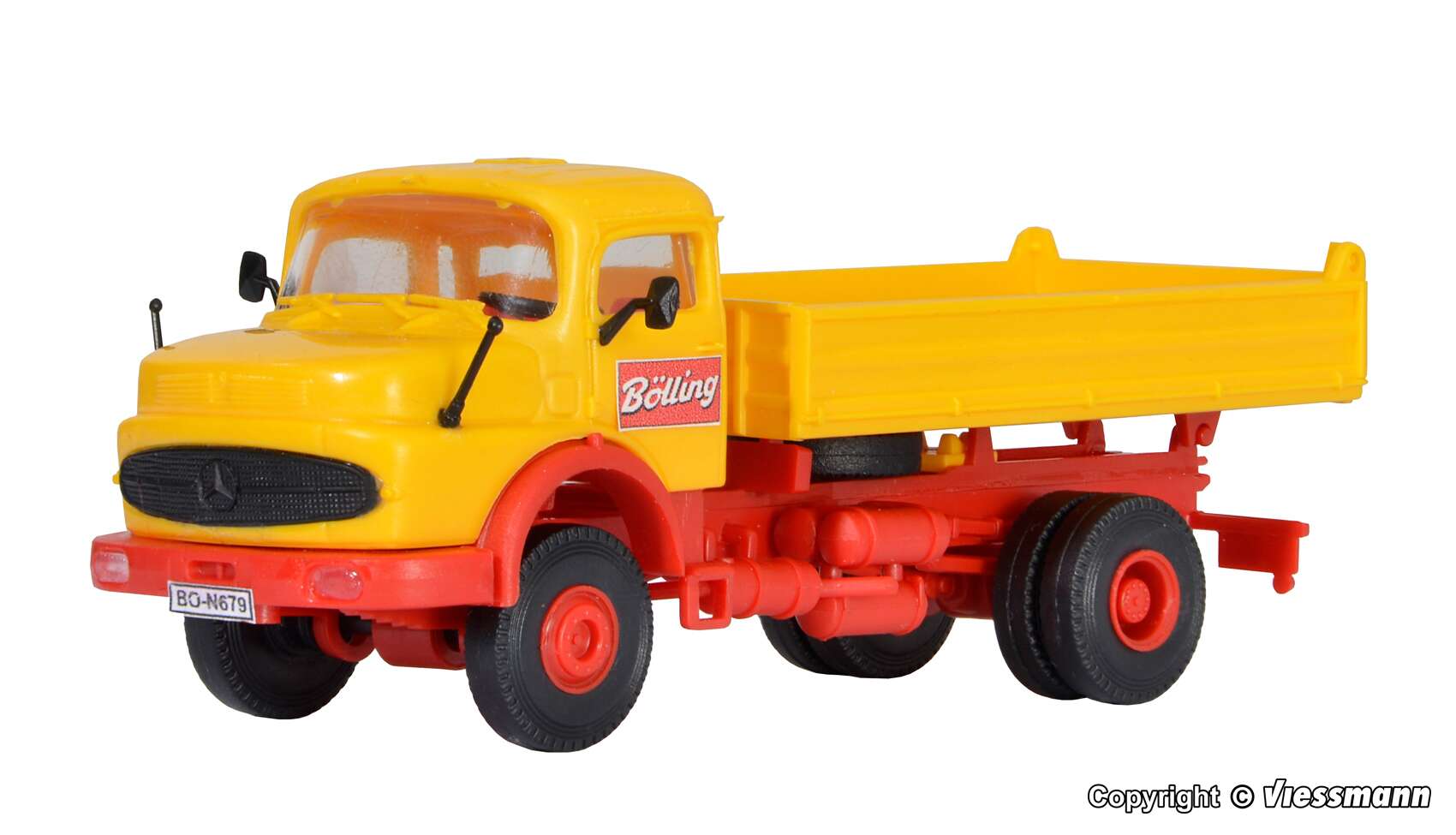 MB round bonnet LAK 1620 with tipper platform, edition Emil Bölling