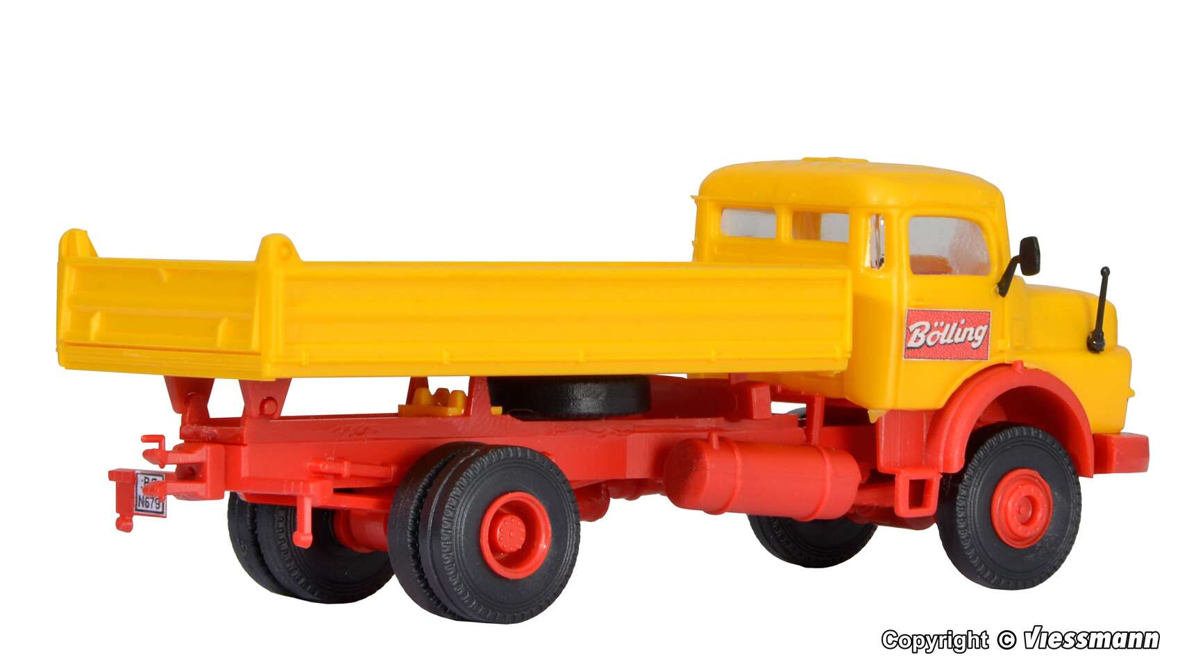 MB round bonnet LAK 1620 with tipper platform, edition Emil Bölling