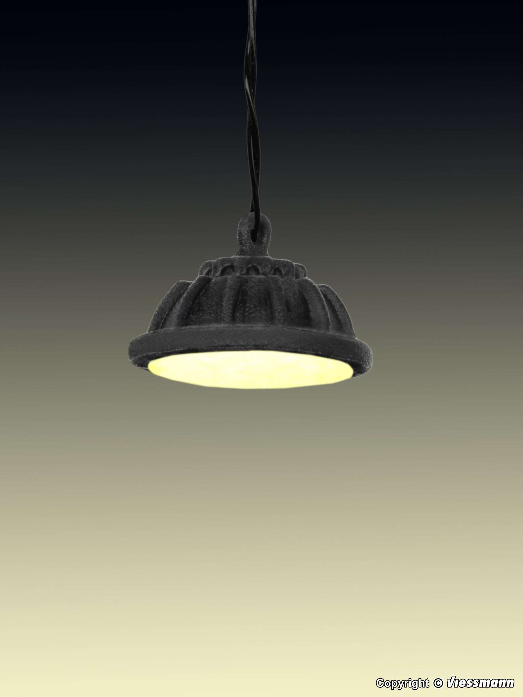 H0 Hanging industrial light modern, LED warm-white