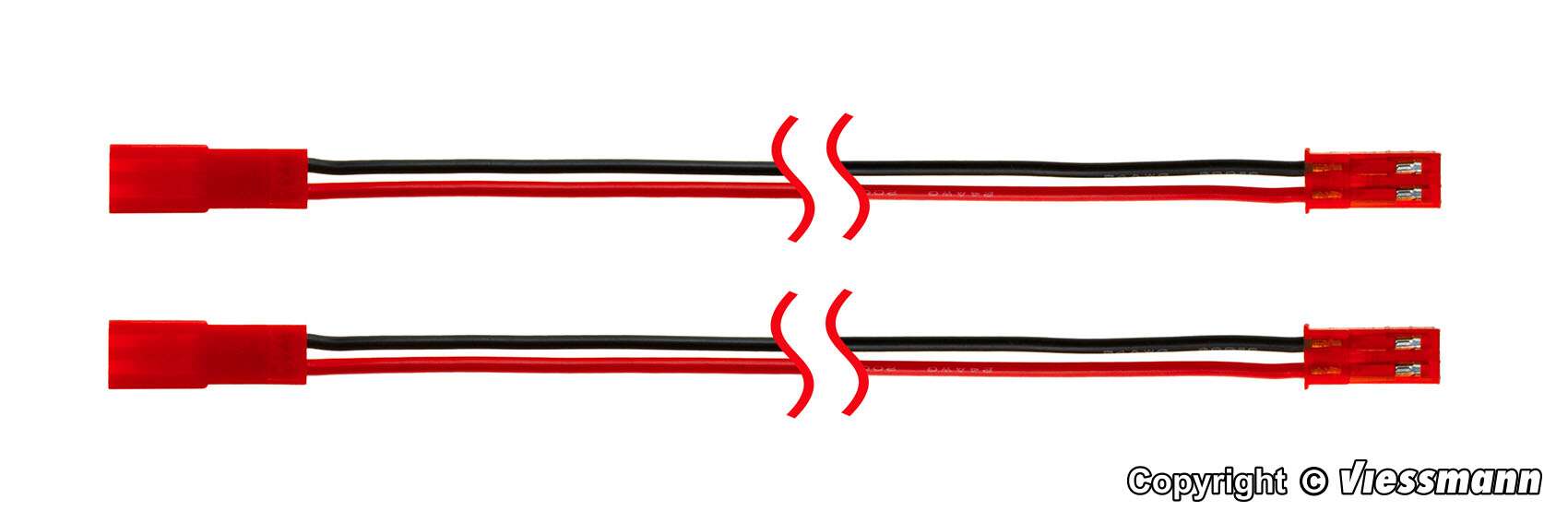 Extension cable for EasyChain, 0.5 m, 2 pieces