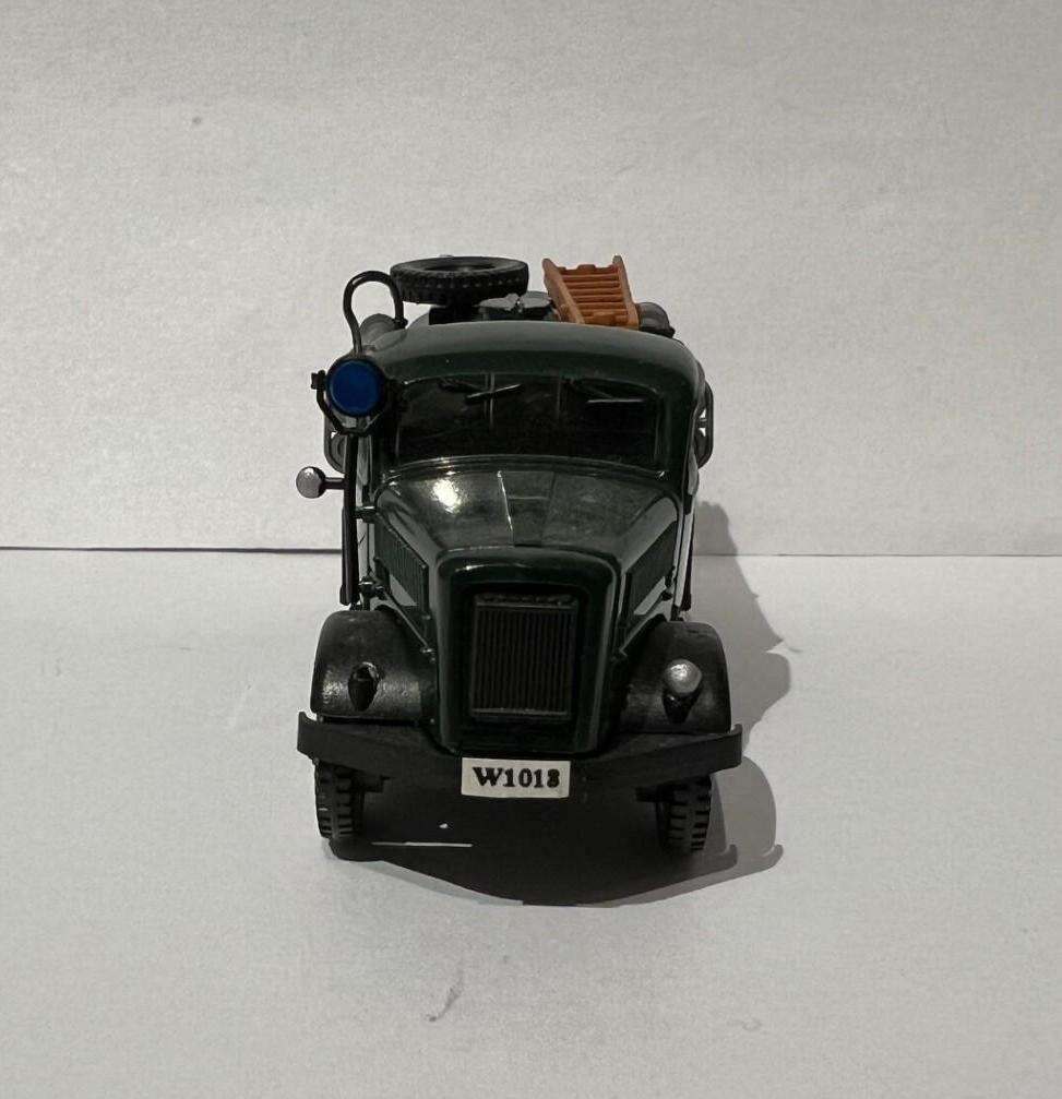 Opel Blitz brann og beredskap