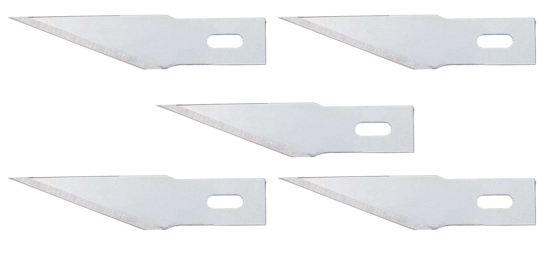 5 Spare blades, scalpel, straight