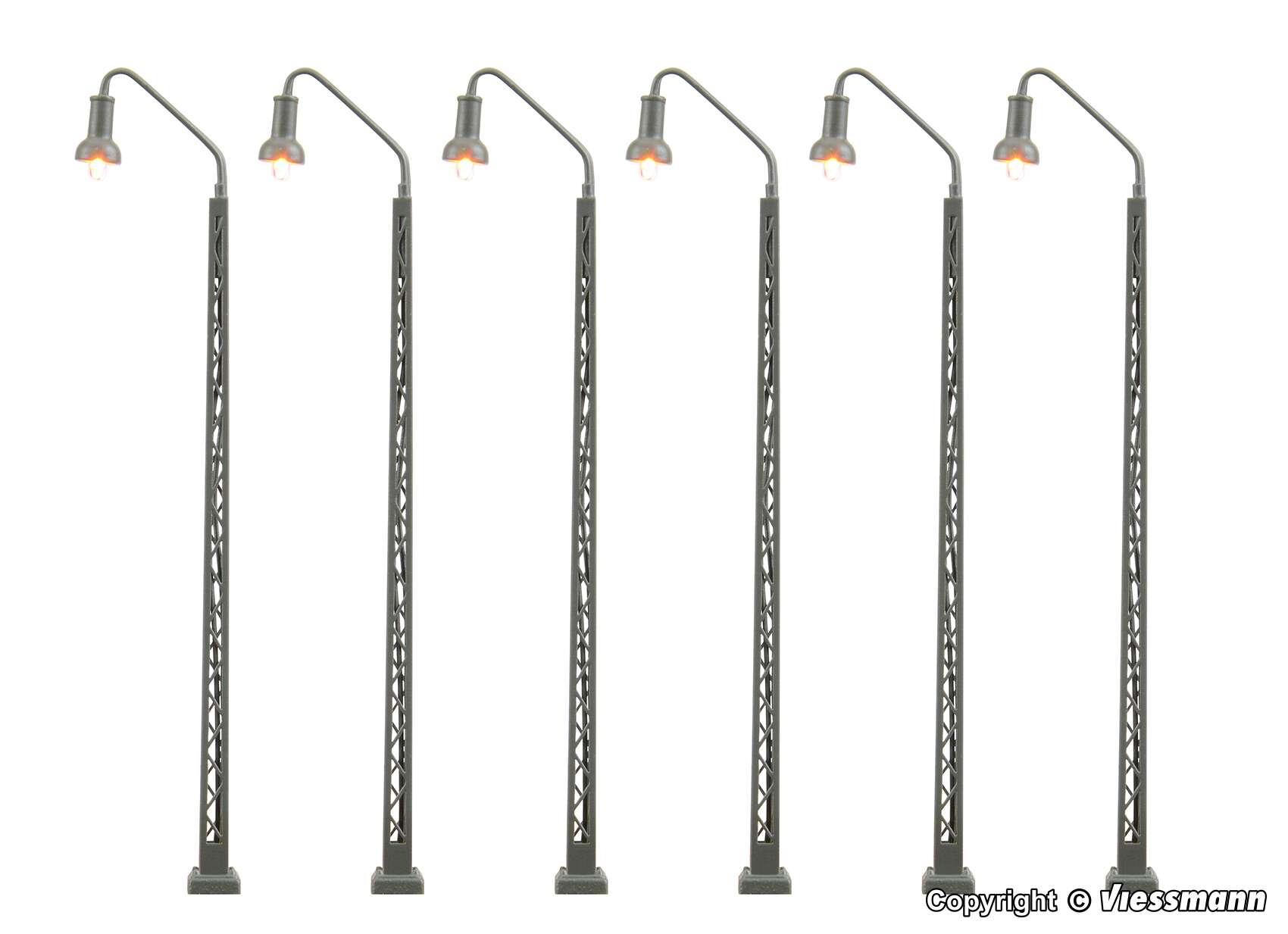 Railway light, LED warm-white, 5+1