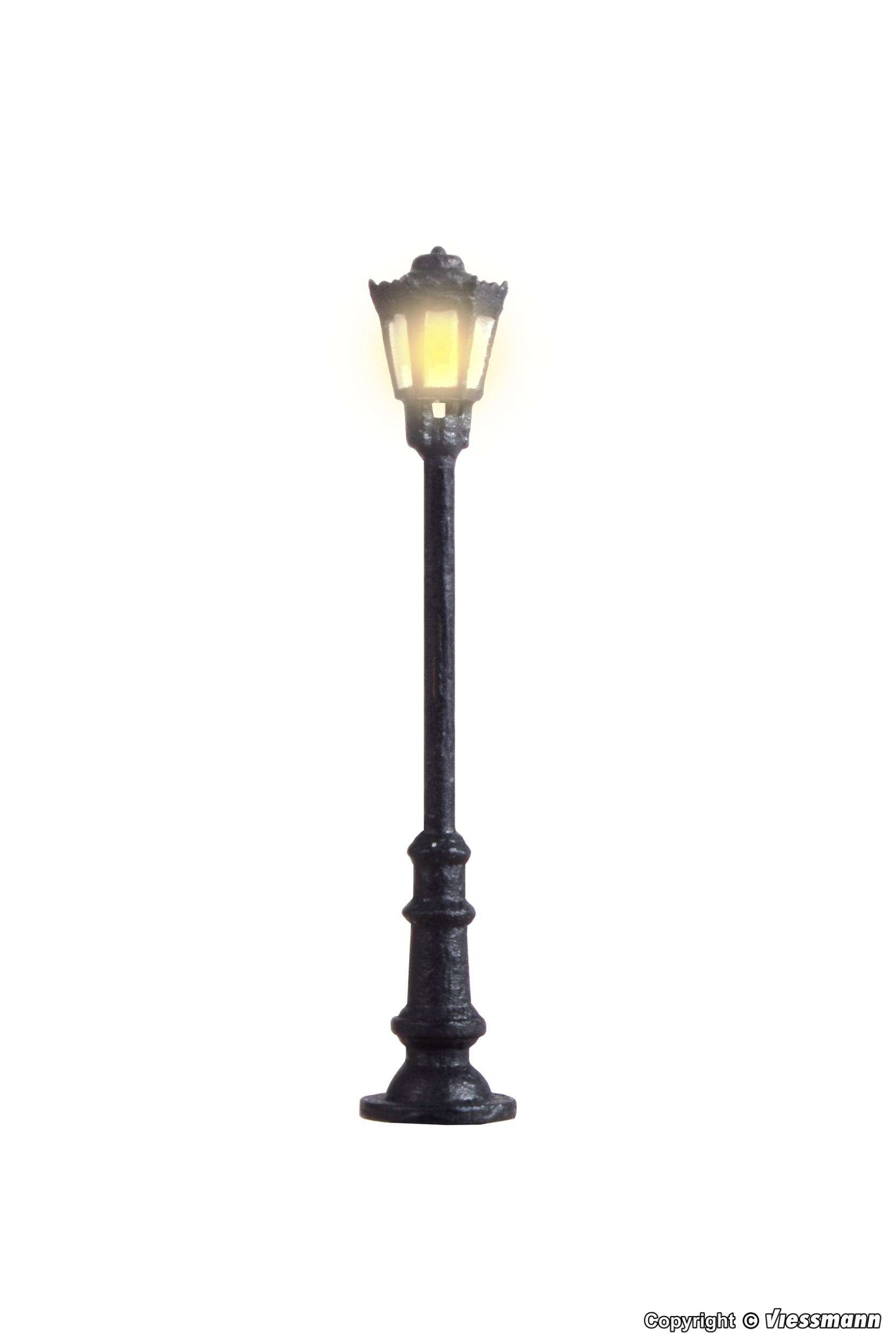 Nostalgic park lamp, LED warm-white