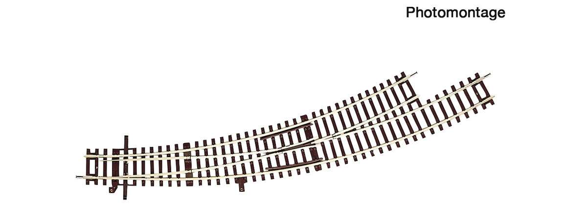 Curved turnout left BWl5/6