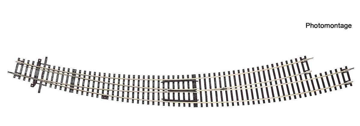 Curved turnout left BWI9/10