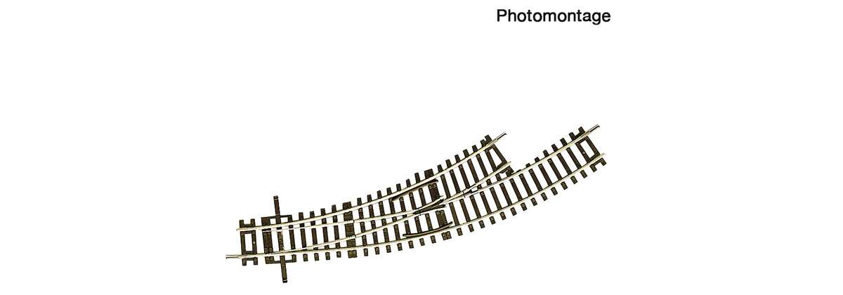 Curved turnout left BWl2/3