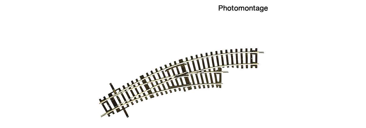 Curved turnout right BWr2/3