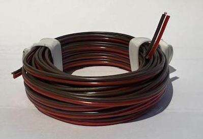 2-leder rød/brun kabel