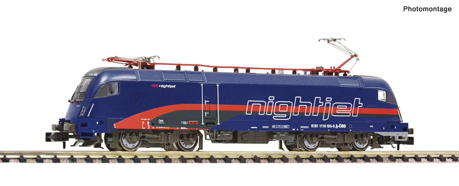 Electric locomotive 1116 195-9 "Nightjet", ÖBB
