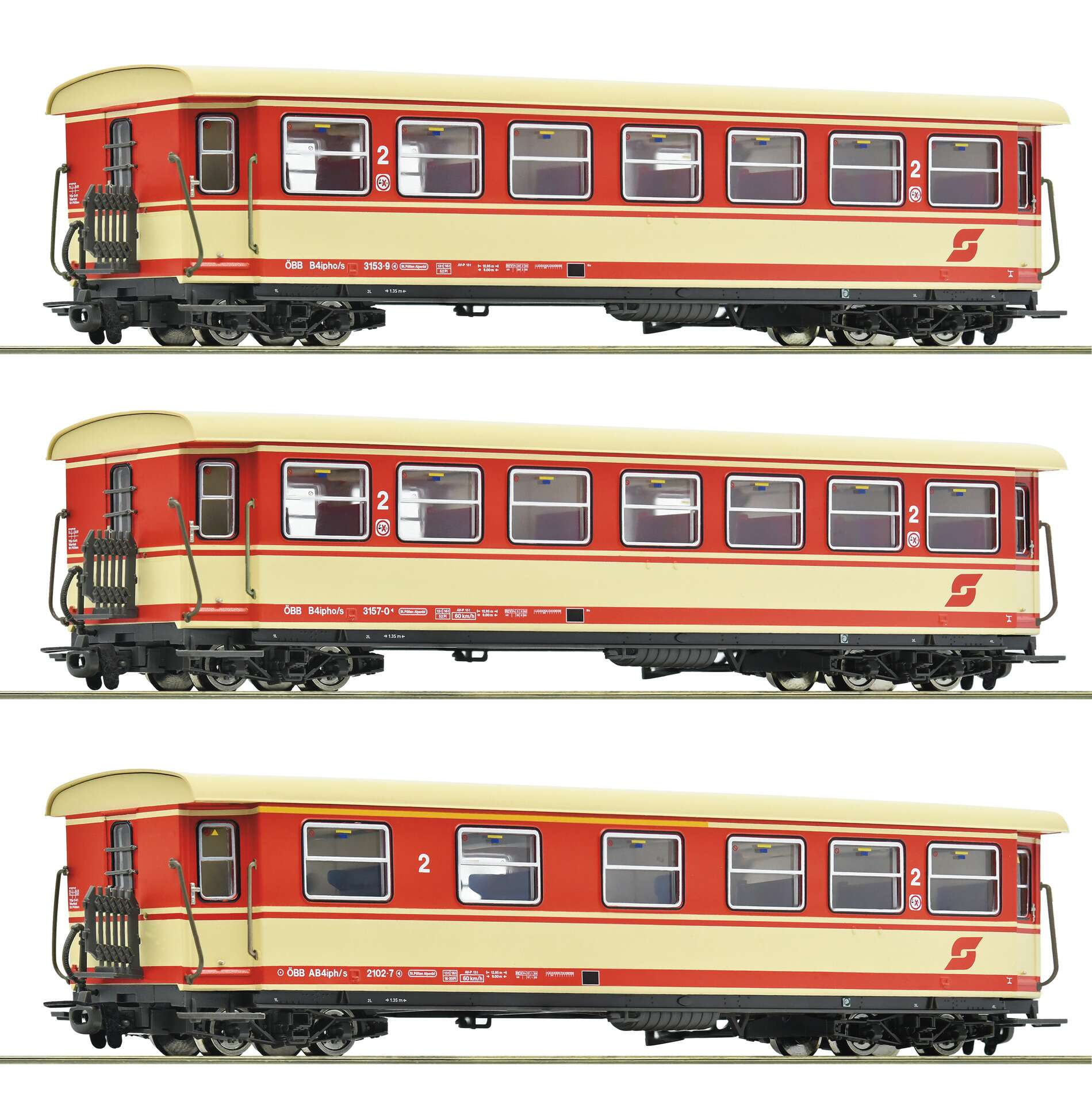 3 piece set: Passenger coaches, ÖBB