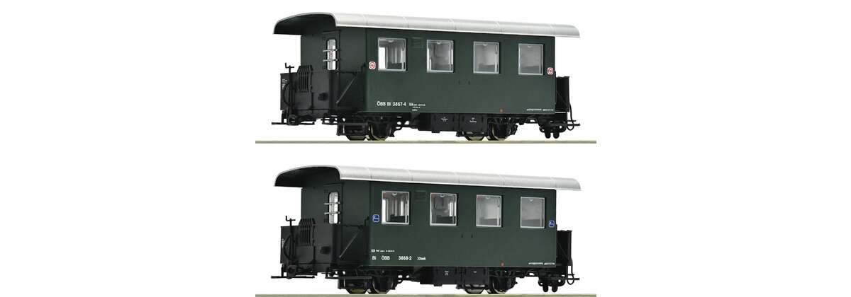 2-piece set: Narrow gauge passenger coaches, ÖBB