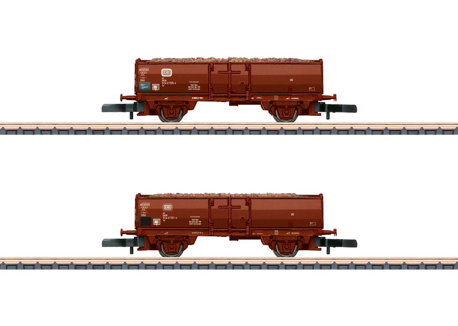 Freight Car Set with Sugar Beet Load