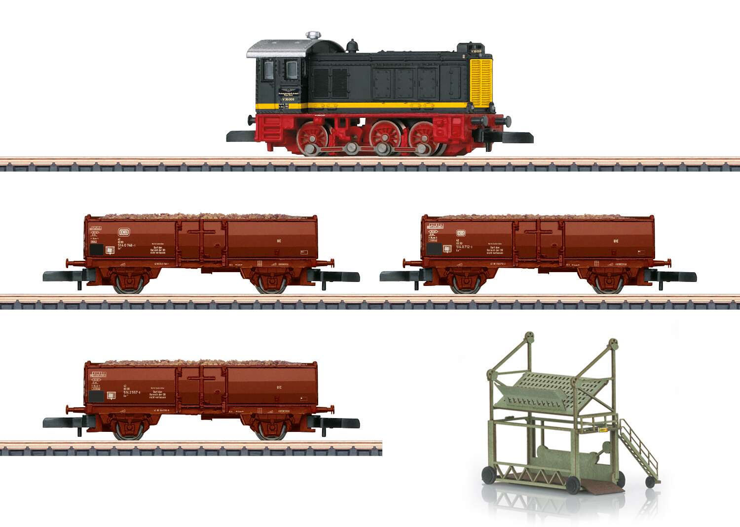 Sugar Beet Transport Train Set with a Class V 36