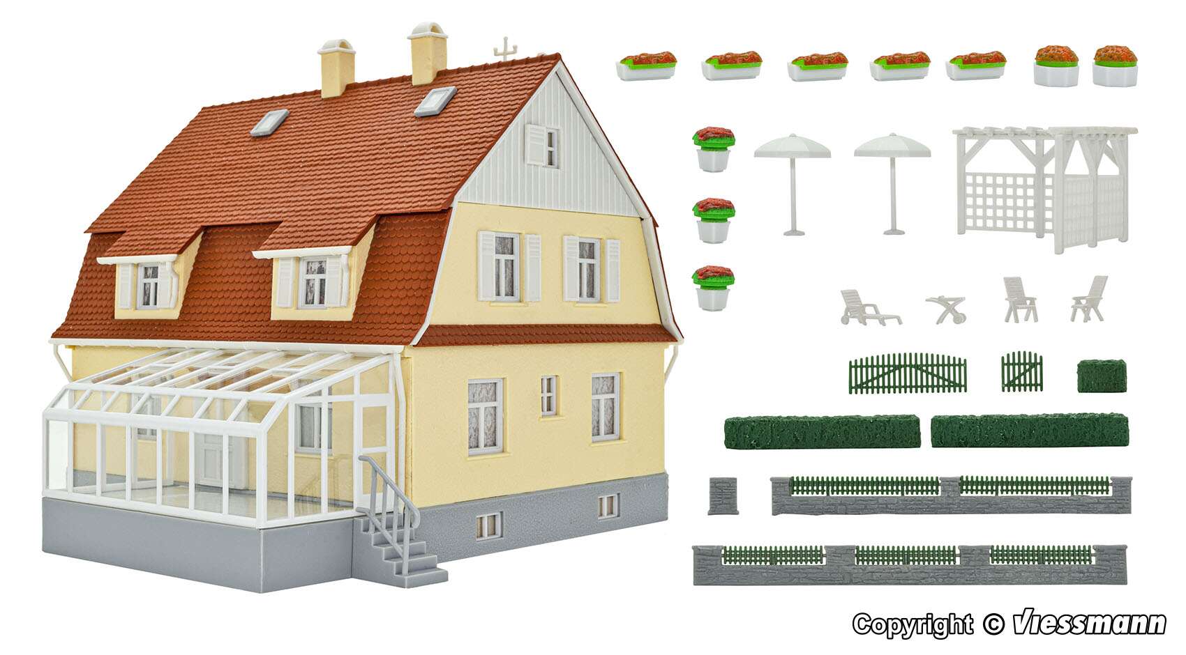 House with winter garden