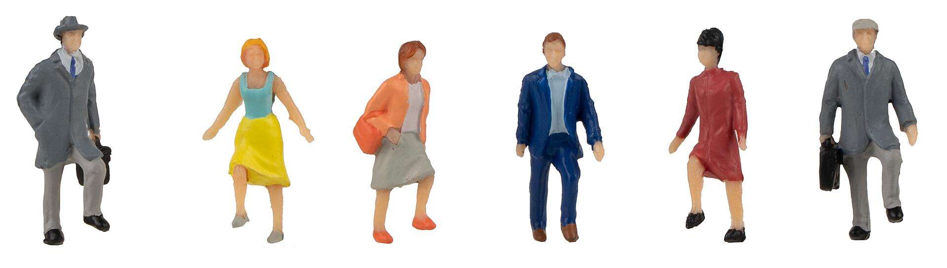 People going up stairs