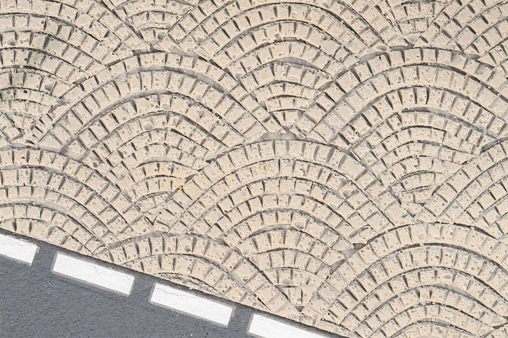 PREMIUM Road film Roman cobblestones