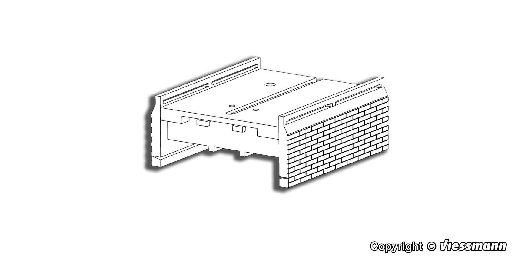 Stationary loading and unloading ramp for Märklin heavy-duty trucks 48740
