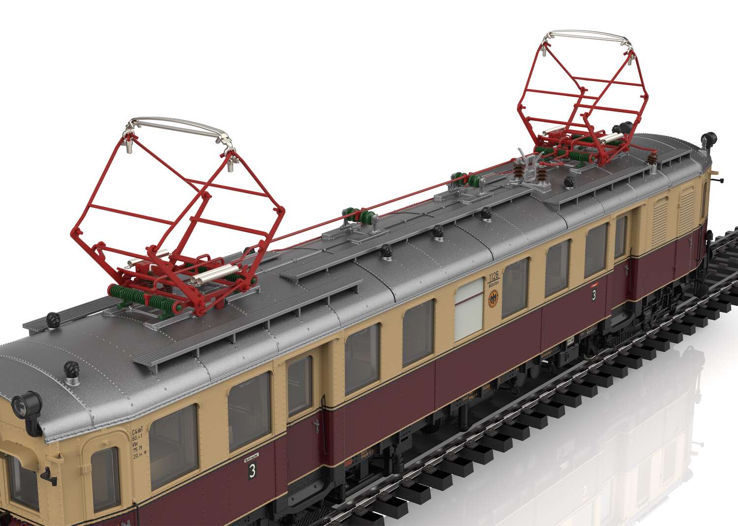 Class elT Rail Car 1126 with class elS control car 2126