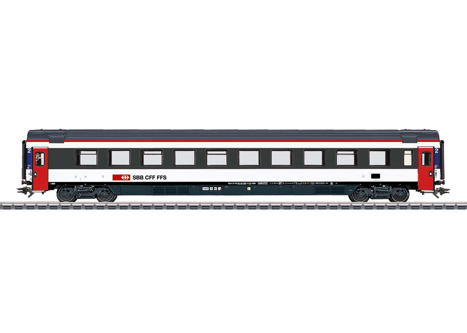 EuroCity Express Train Passenger Car